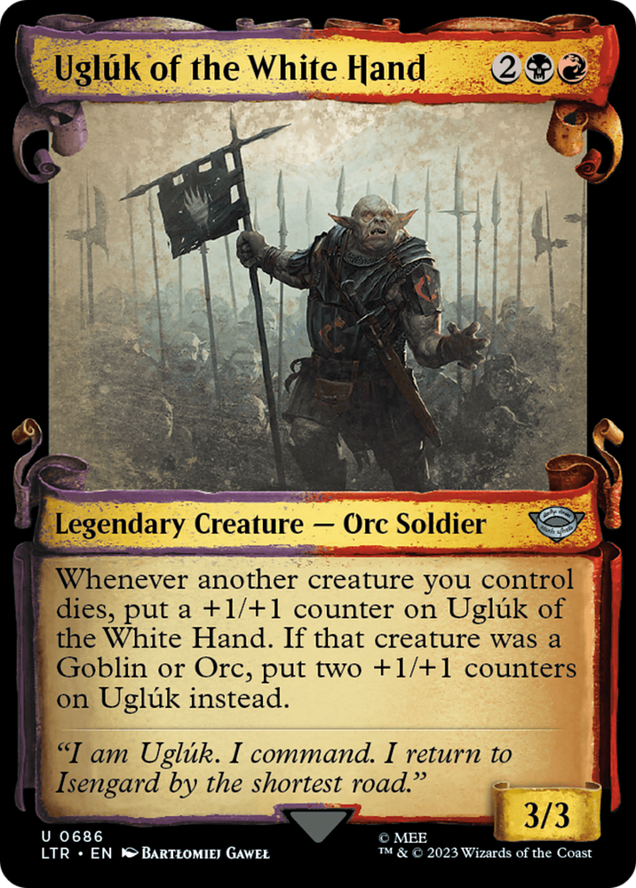 Ugluk of the White Hand [The Lord of the Rings: Tales of Middle-Earth Showcase Scrolls]