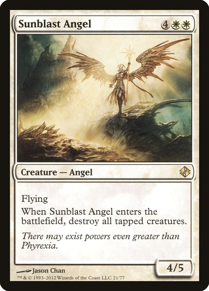 Sunblast Angel [Duel Decks: Venser vs. Koth]