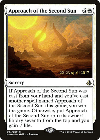 Approach of the Second Sun [Amonkhet Prerelease Promos]