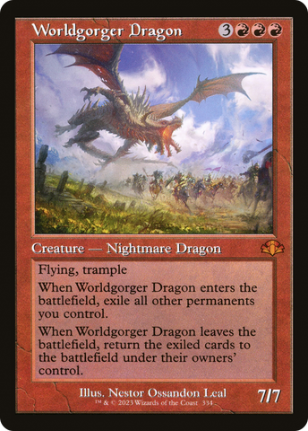 Worldgorger Dragon (Retro) [Dominaria Remastered]