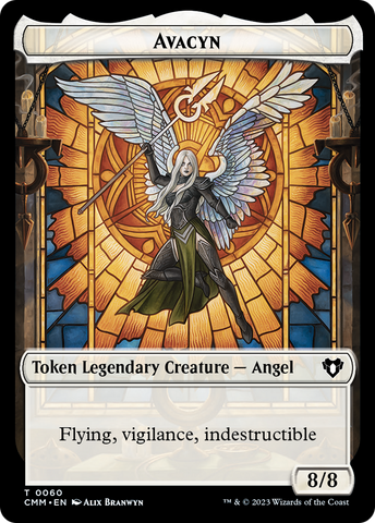 Copy (54) // Avacyn Double-Sided Token [Commander Masters Tokens]