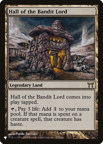 Hall of the Bandit Lord [The List]