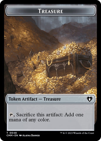 Treasure // Satyr Double-Sided Token [Commander Masters Tokens]