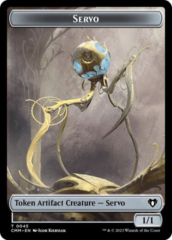 Servo // Cat (0005) Double-Sided Token [Commander Masters Tokens]