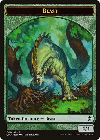 Beast Token (008/019) [Commander Anthology Tokens]