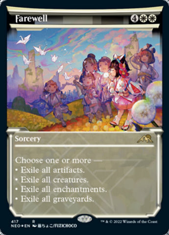 Farewell (Showcase) (Foil Etched) [Kamigawa: Neon Dynasty]