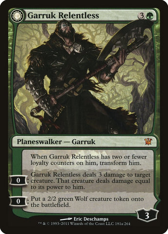 Garruk Relentless // Garruk, the Veil-Cursed [Innistrad]