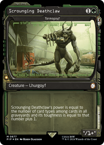 Scrounging Deathclaw - Tarmogoyf (Showcase) (Surge Foil) [Fallout]
