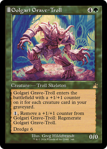 Golgari Grave-Troll (Retro Frame) [Ravnica Remastered]