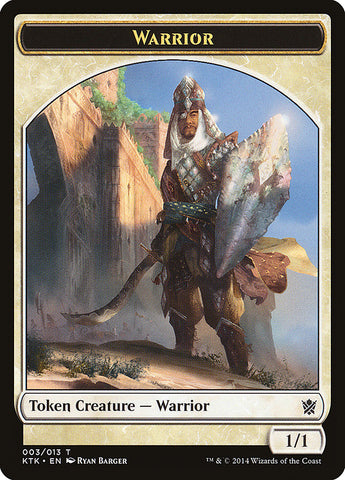 Warrior Token (003/013) [Khans of Tarkir Tokens]