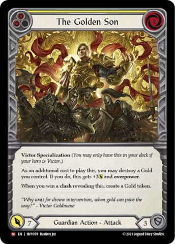 The Golden Son (Yellow) [HVY059] (Heavy Hitters)  Rainbow Foil