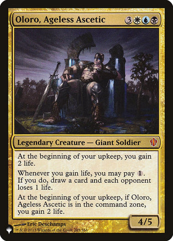 Oloro, Ageless Ascetic [The List]