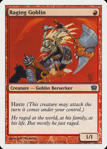 Raging Goblin [Ninth Edition]