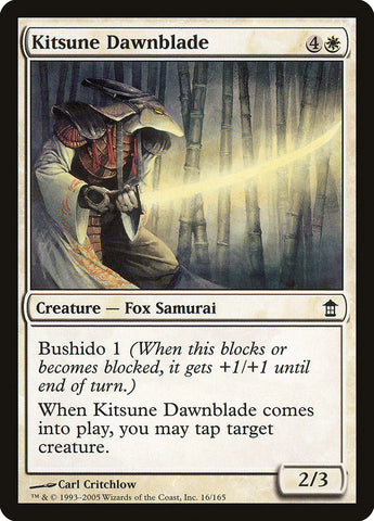 Kitsune Dawnblade [Saviors of Kamigawa]