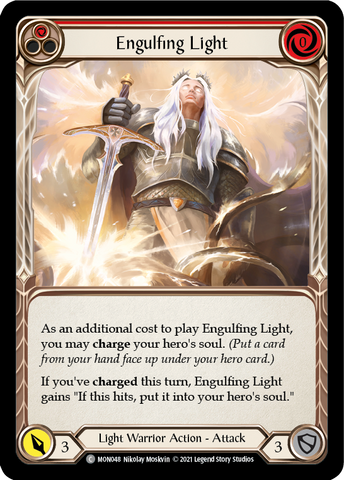 Engulfing Light (Red) [MON048] (Monarch)  1st Edition Normal