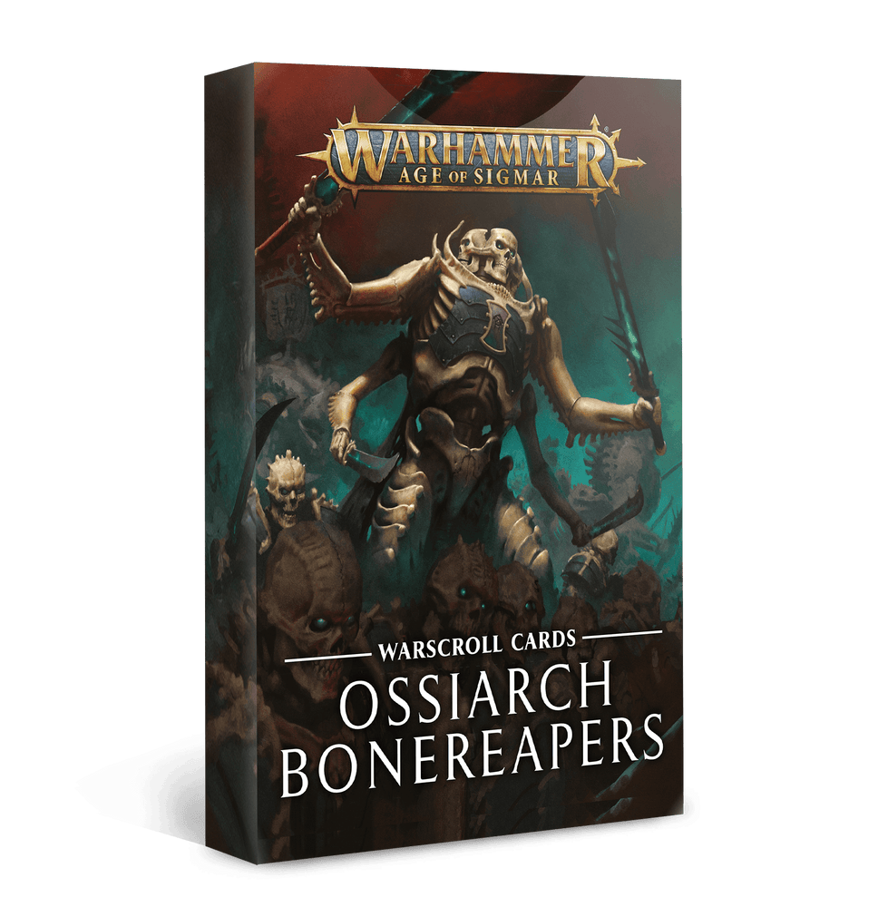 Osiarch Bonereapers: Warscroll cards-Warhammer AOS-Multizone: Comics And Games
