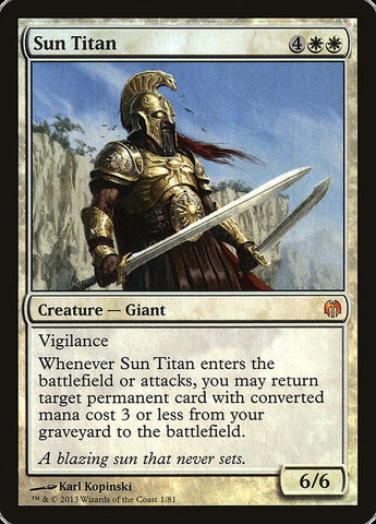 Sun Titan [Duel Decks: Heroes vs. Monsters]