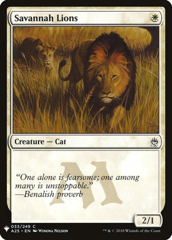 Savannah Lions [Mystery Booster]