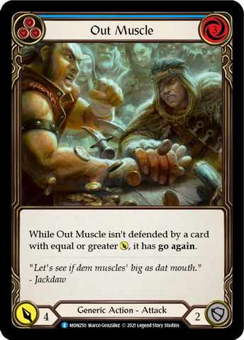 Out Muscle (Blue) [MON250] (Monarch)  1st Edition Normal
