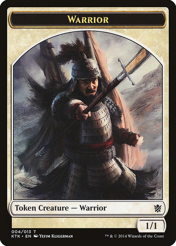 Warrior Token (004/013) [Khans of Tarkir Tokens]