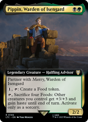 Pippin, Warden of Isengard (Extended Art) [The Lord of the Rings: Tales of Middle-Earth Commander]
