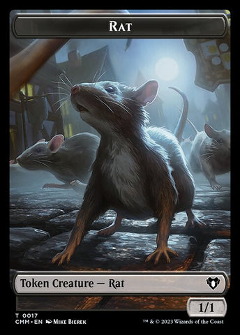 The Monarch // Rat Double-Sided Token [Commander Masters Tokens]