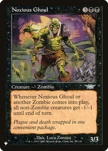 Noxious Ghoul [The List]