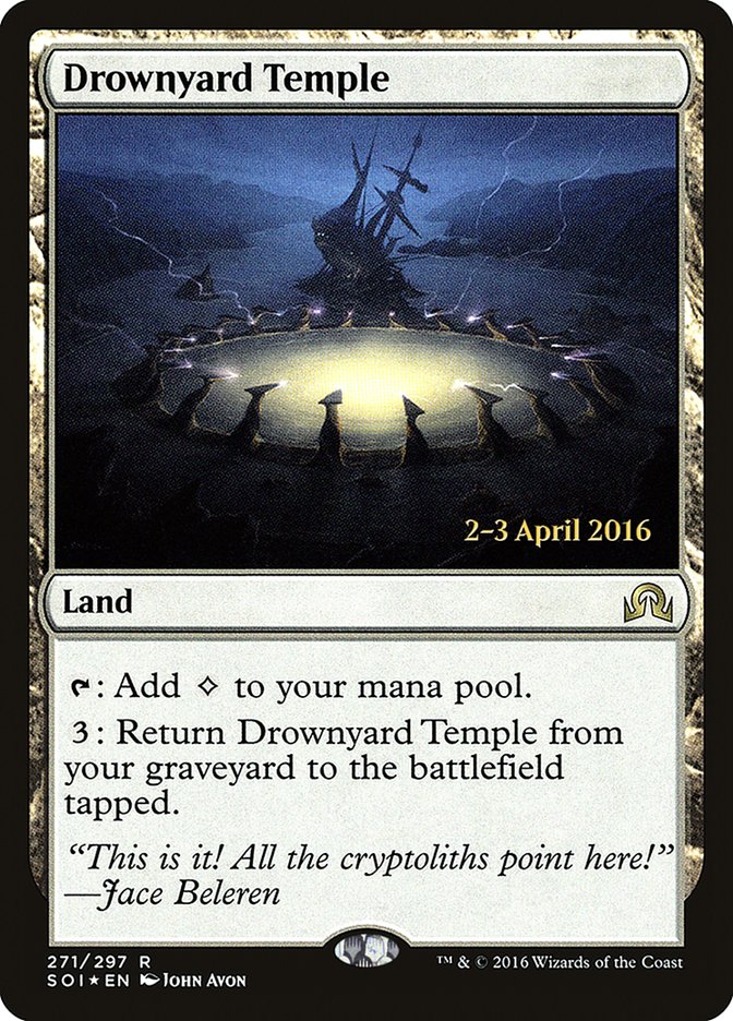 Drownyard Temple [Shadows over Innistrad Prerelease Promos]