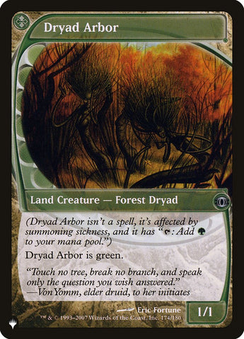 Dryad Arbor [The List]