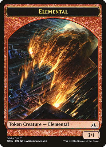 Elemental Token (009/011) [Oath of the Gatewatch Tokens]