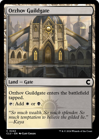 Orzhov Guildgate [Ravnica: Clue Edition]