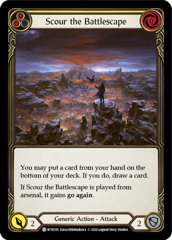 Scour the Battlescape (Yellow) [U-WTR195] (Welcome to Rathe Unlimited)  Unlimited Normal