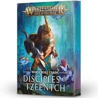 Warscroll Cards Disciples of Tzeentch