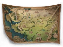 The One Ring - Middle Earth map