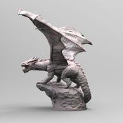 Shadow Dragon Statue