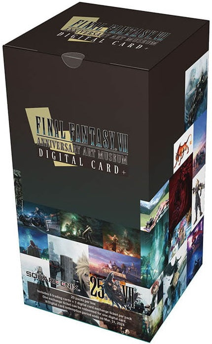 Final Fantasy VII Anniversary Art Museum Trading Card Box